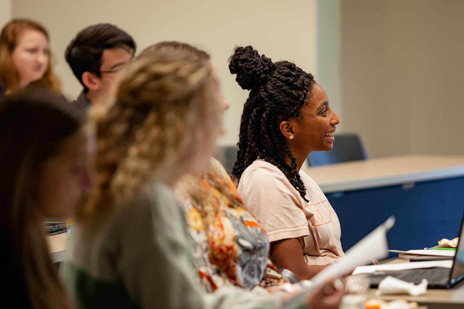 new-students in lecture